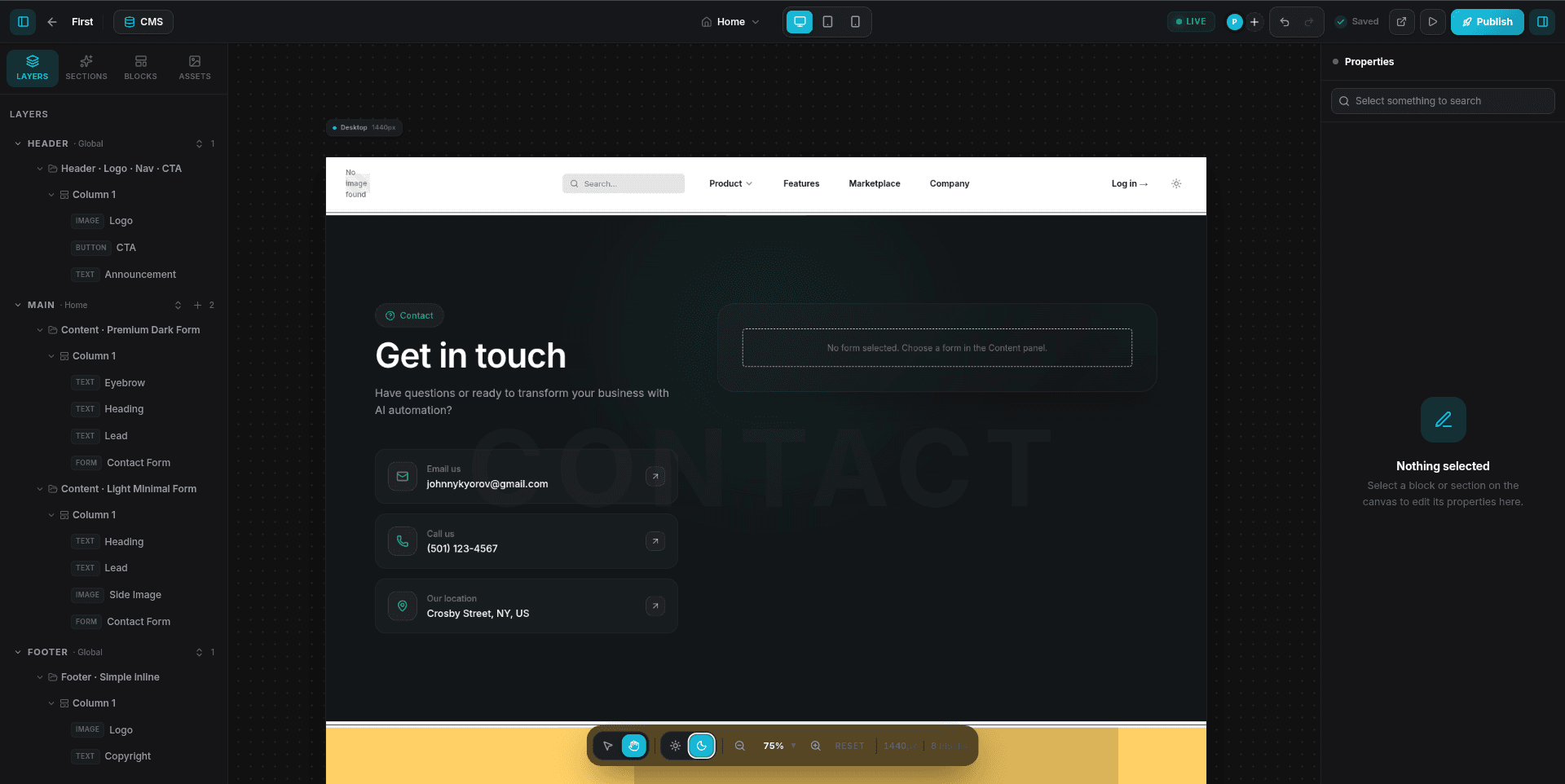 Visual Editor Overview