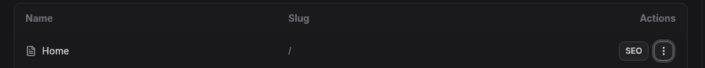 Three-dot Actions Dropdown