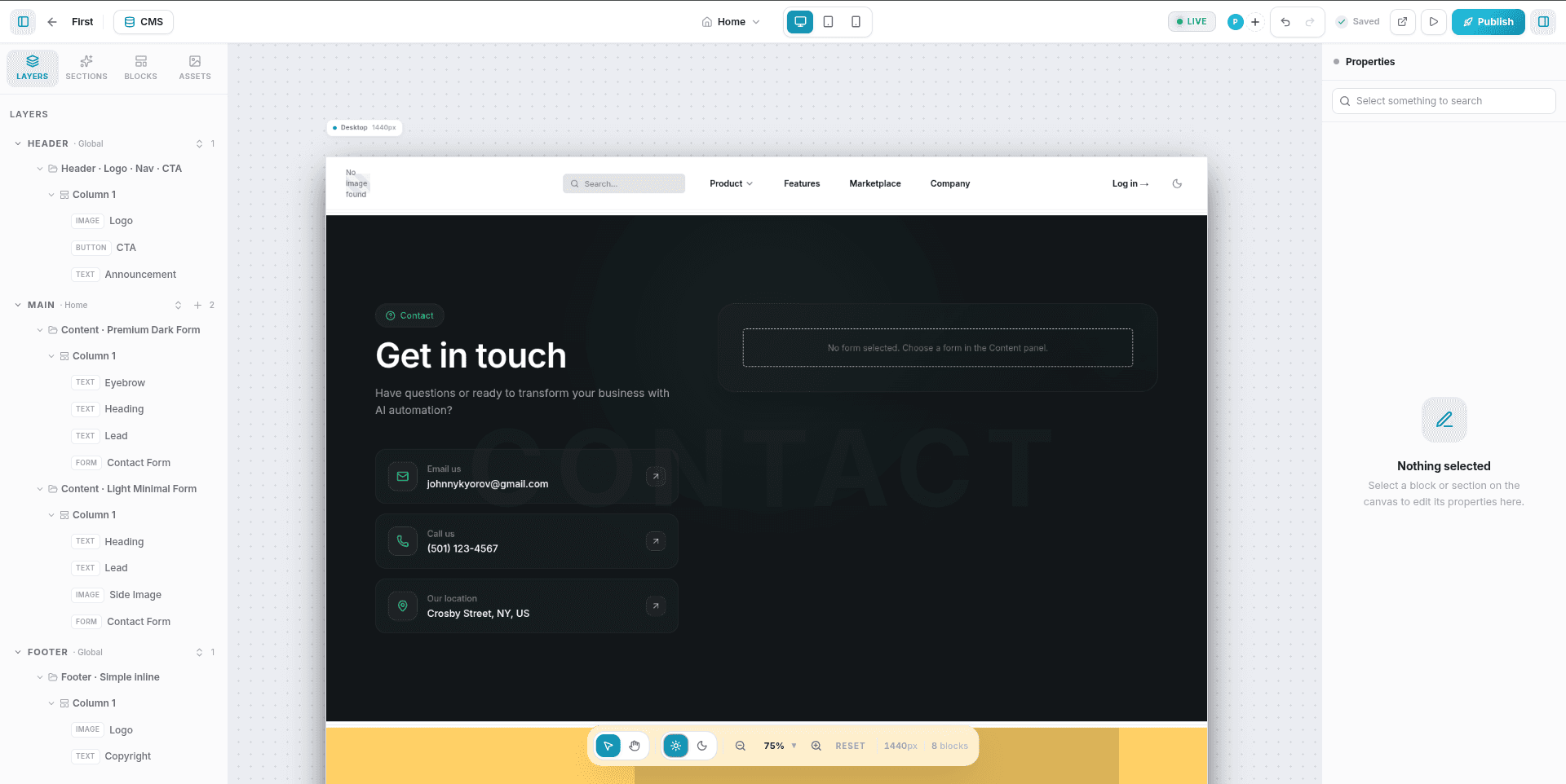 Visual Editor Overview