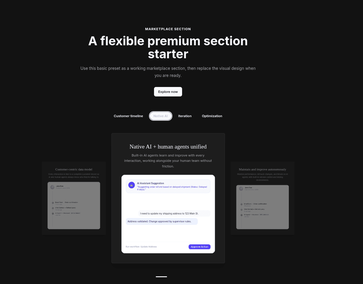 Feature · Marketplace Basic